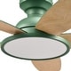 preview thumbnail 52 of 113, 5 - Blade Low Profile Flush Mount Modern Ceiling Fan with LED Light and Remote