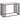 Adri Glass Top Entryway Sofa Console Table