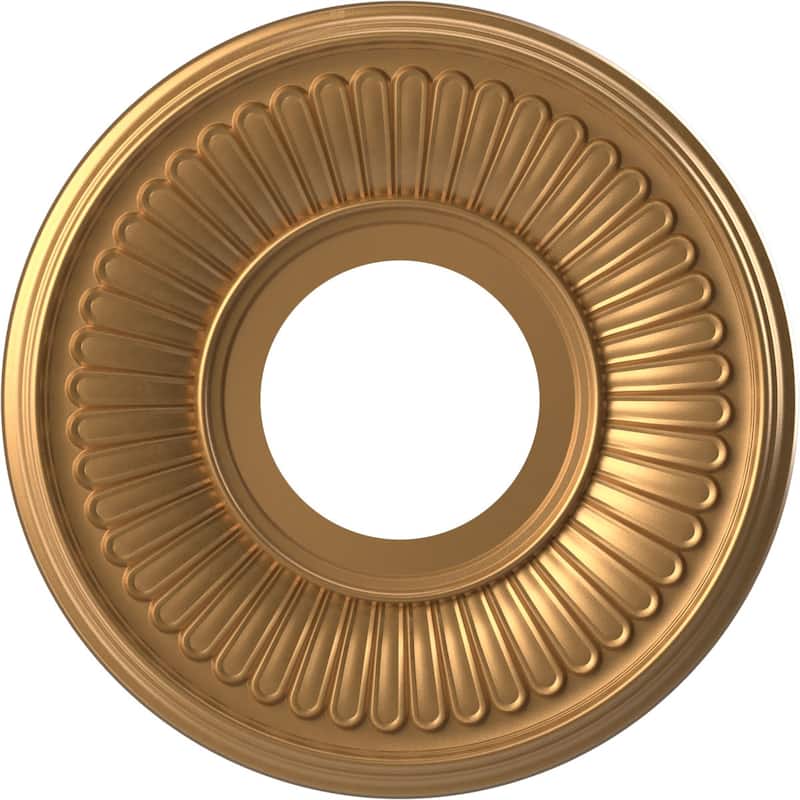 3 1/2" Inside Diameter - Berkshire Thermoformed PVC Ceiling Medallion