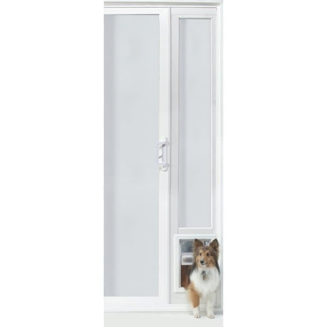 ideal pet products vip vinyl insulated pet patio door