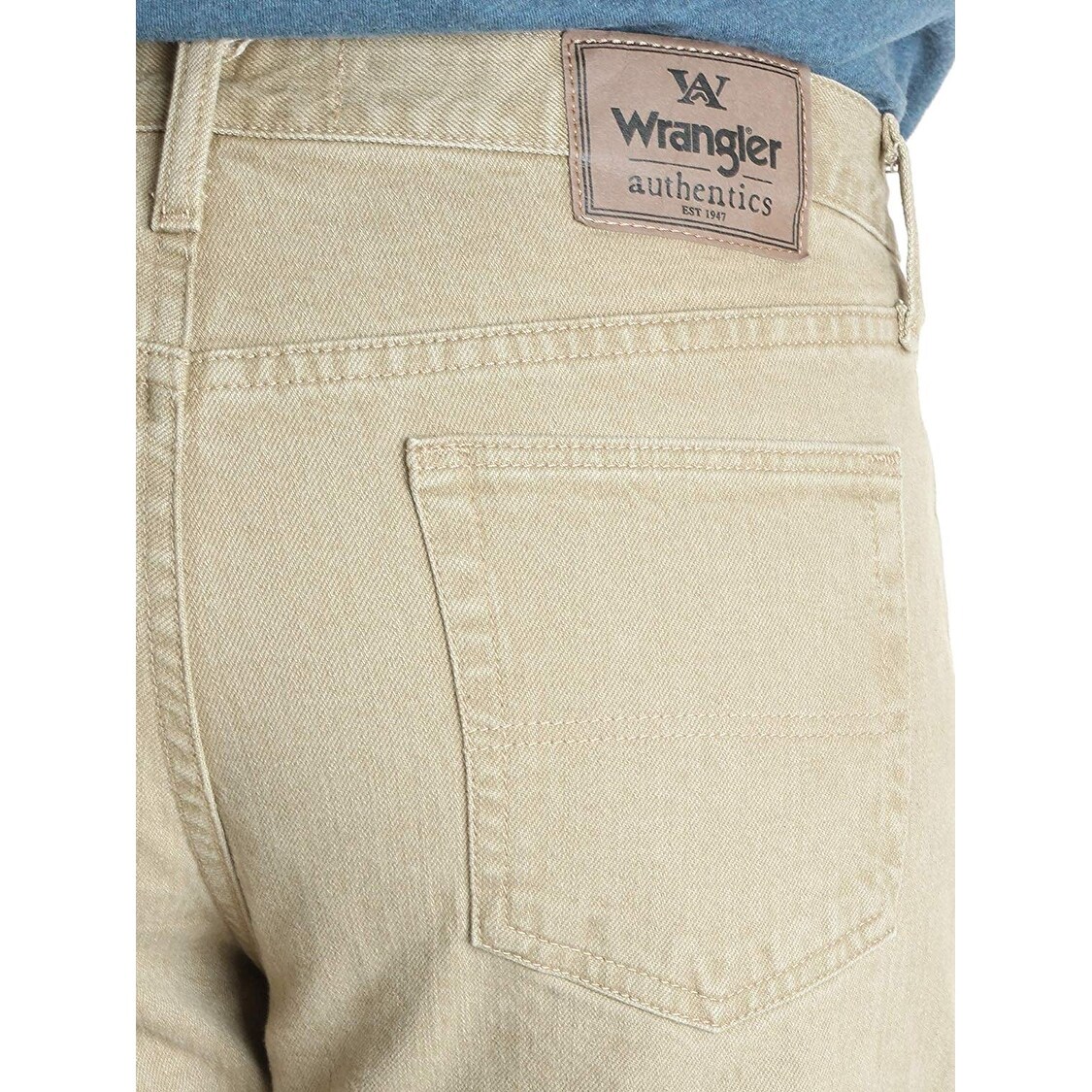 wrangler khaki 5 pocket pants