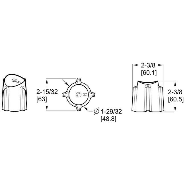 Pfister Contempra Large Handle - Polished Chrome - Polished Chrome