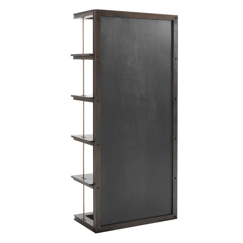 Uttermost Kai Dark Walnut Etagere