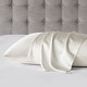 preview thumbnail 26 of 40, Madison Park Silk 100% Mulberry Single Pillowcase King - Ivory