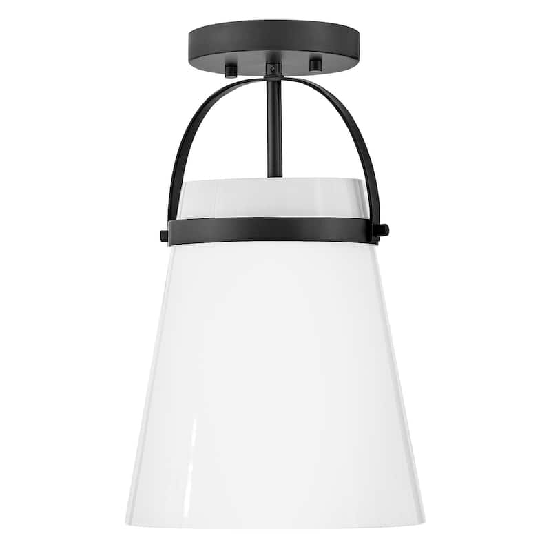 Lark 83057 Tori 1 Light 9" Wide Mini Pendant / Semi-Flush Ceiling