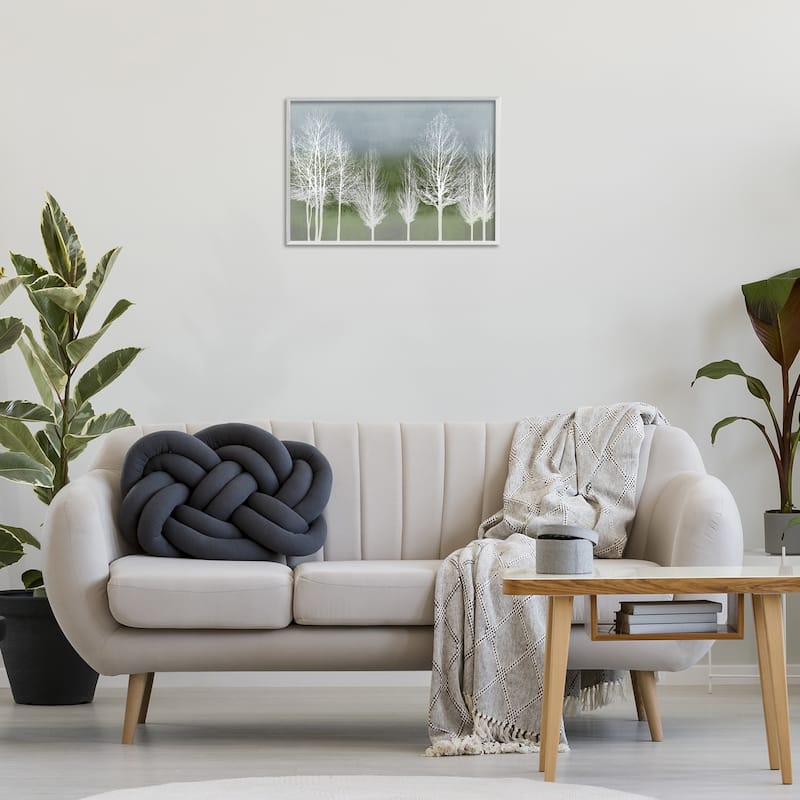 Stupell White Tree Impressions Framed Giclee Art Design By Kate Bennett