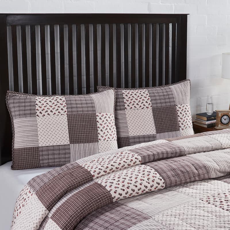 Florette Ruffled Sham by VHC - Standard