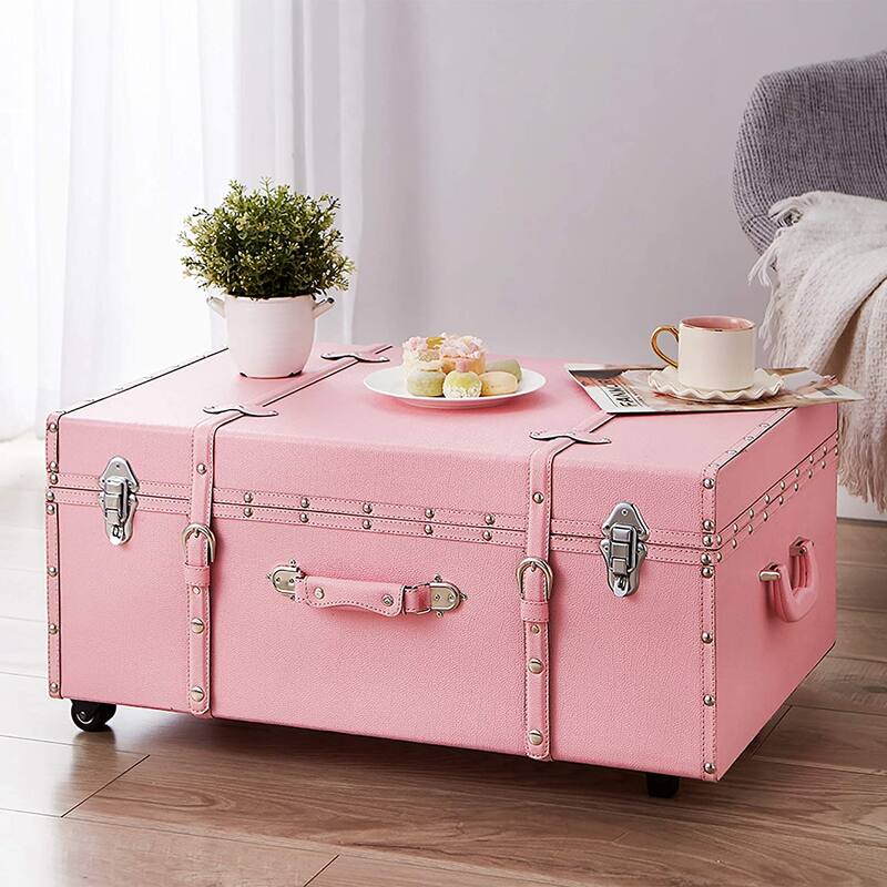 Texture® Brand Trunk - Baby Pink by DormCo