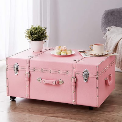 Texture® Brand Trunk - Baby Pink by DormCo