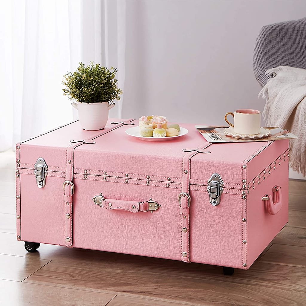 Texture® Brand Trunk - Baby Pink by DormCo