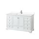 Option White / White Cultured Marble Top / Polished