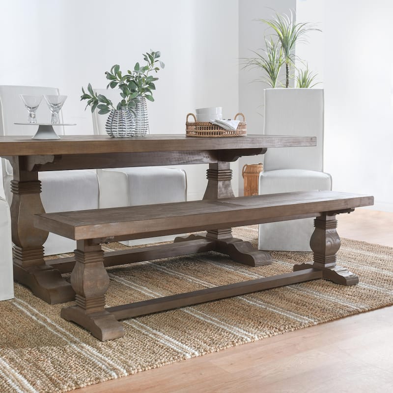 Kasey Reclaimed Wood Dining Bench by Kosas Home - 66 inches