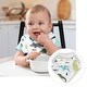 preview thumbnail 5 of 4, Blue and Green Dinosaur Collection 7-piece Newborn Baby Layette Set - Grey Modern Boho Mod Dinosaurs
