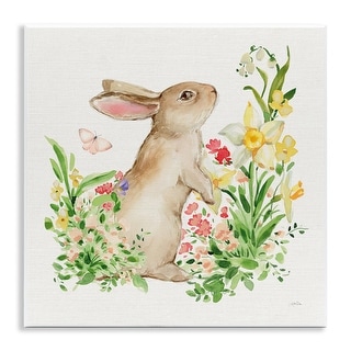 Stupell Spring Celebration Rabbit Wall Plaque Art Design By Katrina ...