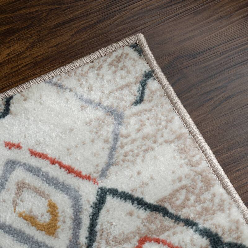 Superior Modern Geometric Southwestern Indoor Area Rug