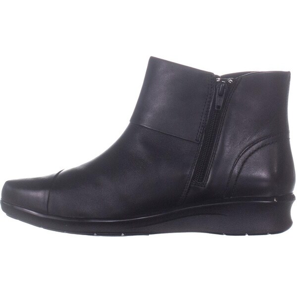 Clarks hope track leather ankle boots clearance