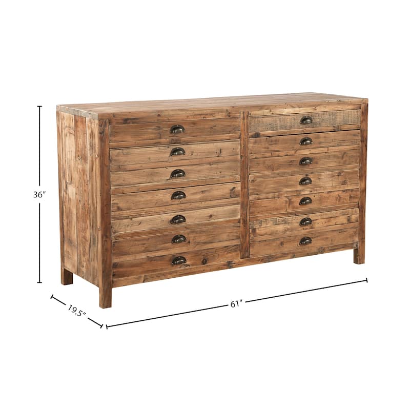 Apothicaire Medium Reclaimed Elm Apothecary Chest