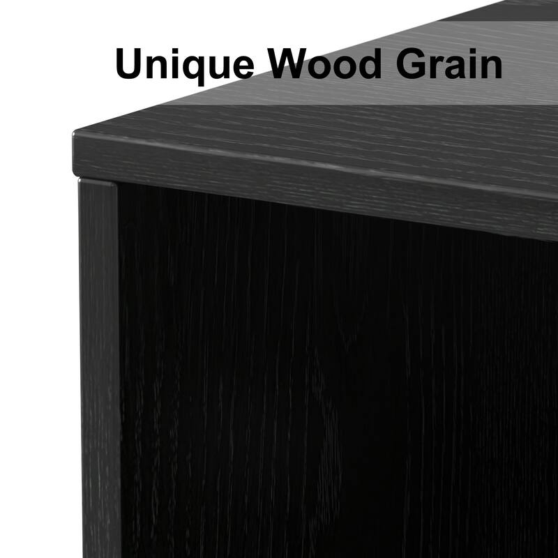67" Solid Wood 6-Shelf Bookcase Storage