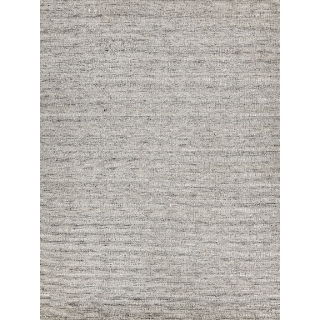 EXQUISITE RUGS Catalina Hand-loomed Wool/Bamboo Silk Grey Area Rug.