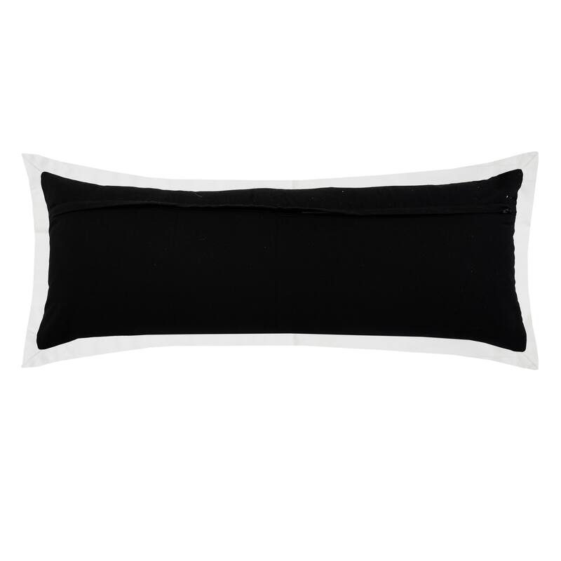 Sevita Nox Empire Bordered Throw Pillow