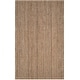 preview thumbnail 84 of 171, SAFAVIEH Jerneja Handmade Solid Chunky Jute Area Rug 5' x 8' - Natural/Grey