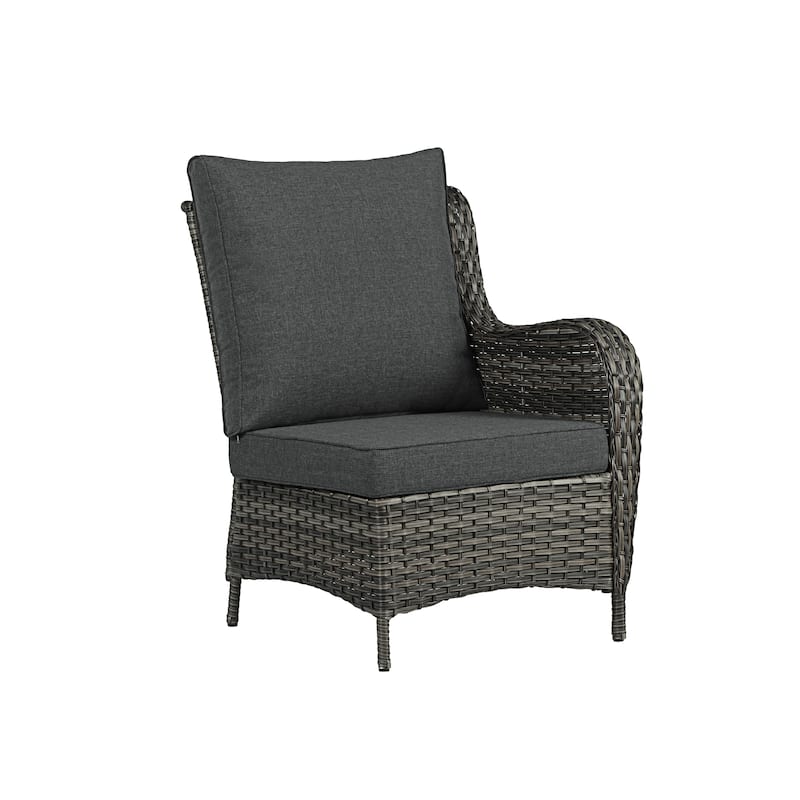 5 Pieces Outdoor Rattan Patio Furniture Set