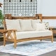 preview thumbnail 30 of 36, Cambridge Casual Carmel 5-Piece Teak Patio Conversation Set