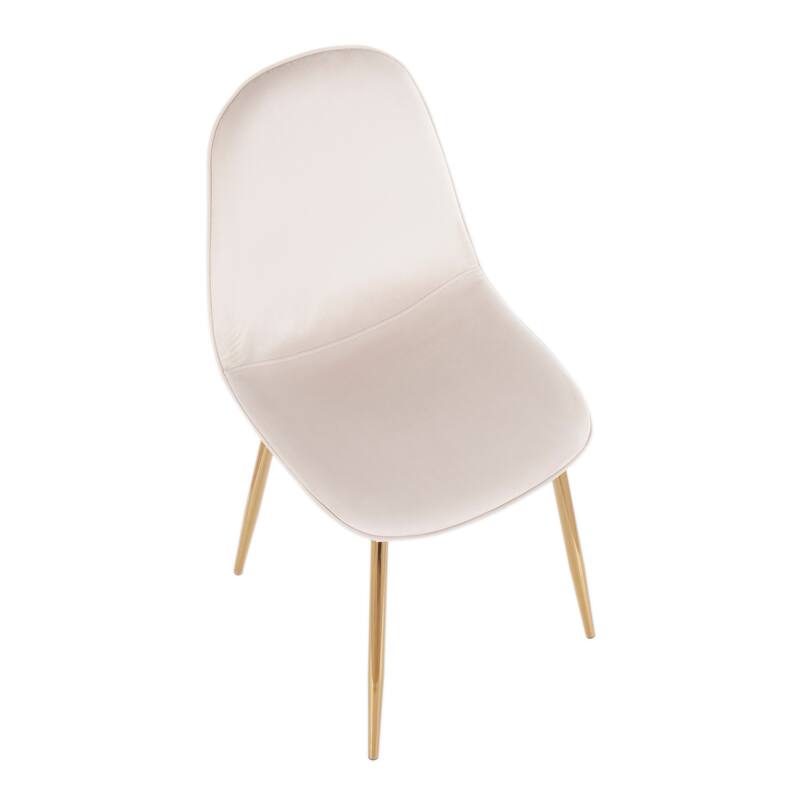 Silver Orchid Stone Gold Dining Chair - Set of 2