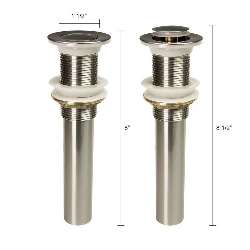 Dyconn Faucet 8-inch Bathroom Sink Pop-Up Drain