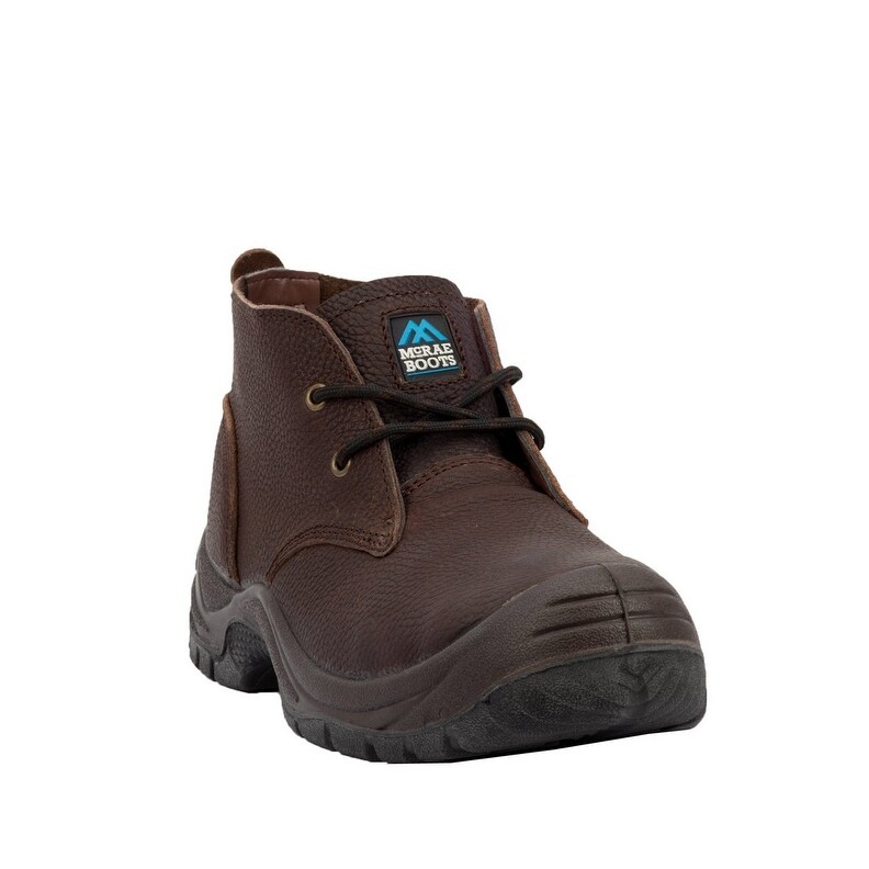 steel toe chukka work boots