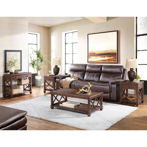 Stockbridge Living Room Set with Coffee Table, Sofa/Console Table and Two End Tables