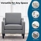 preview thumbnail 10 of 100, VINGLI Mid Century Modern Fabric Accent Chair