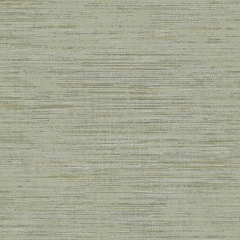 Galerie Wallcoverings Italian Style Plain Weave Texture Vinyl on Non-woven Luster Wallpaper Roll - 33 feet x 21 inches - Green