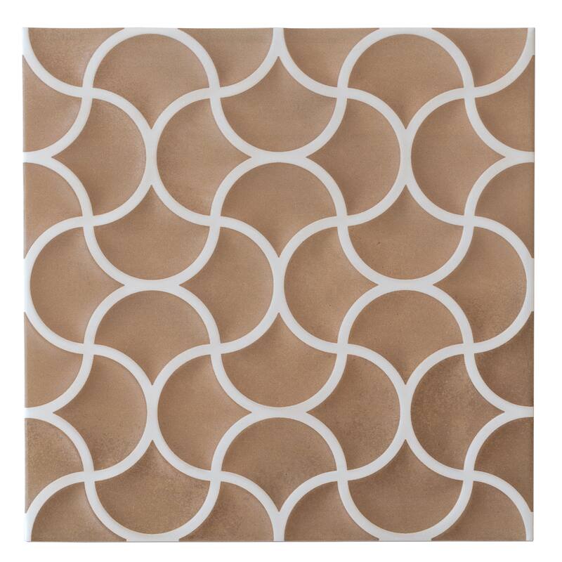 Citadel 13x13 Rustic Terracotta Porcelain Lattice Wall Tile (9.57 sq ft/case) - 9 Pack