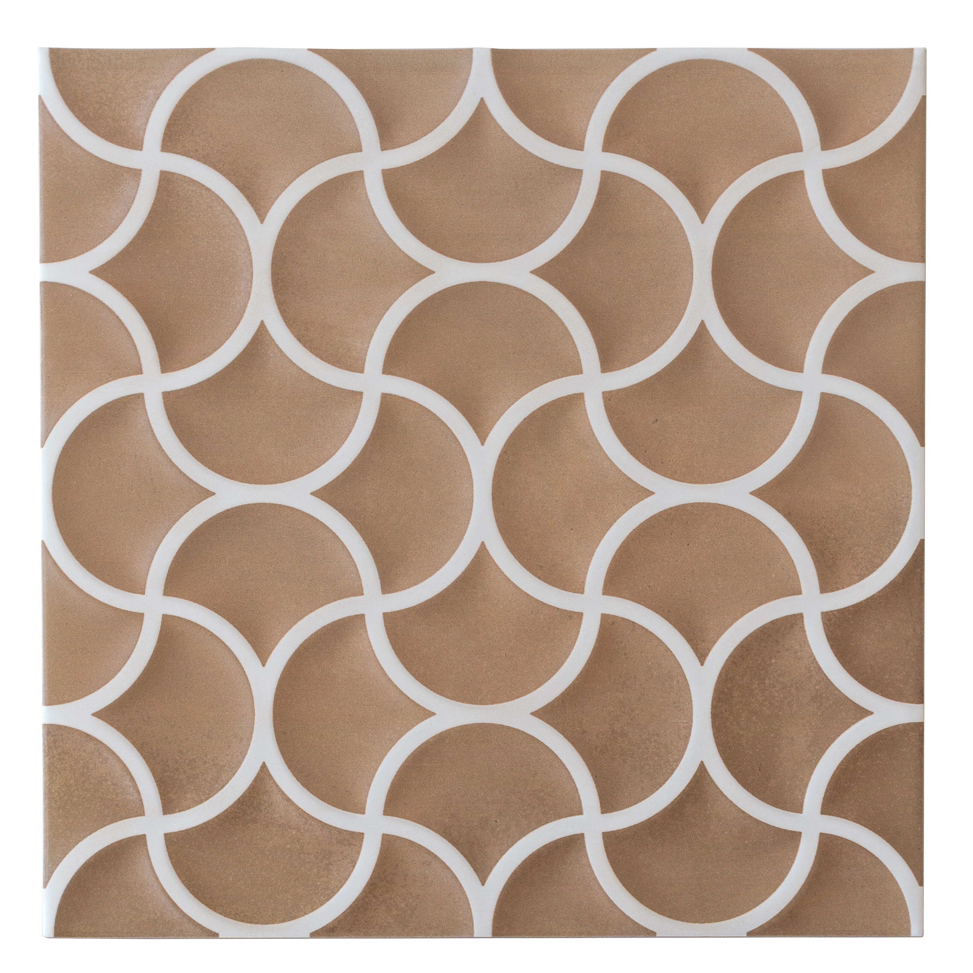 Citadel 13x13 Rustic Terracotta Porcelain Lattice Wall Tile (9.57