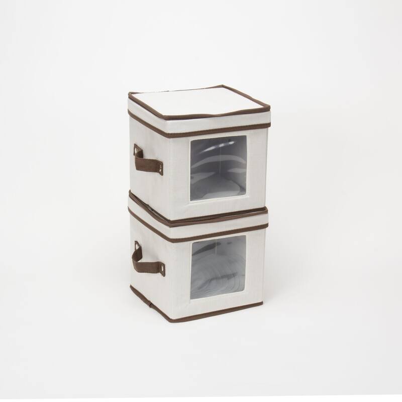Household Essentials Plate Storage Box