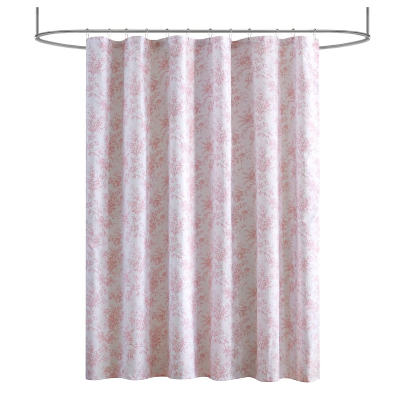 Laura Ashley Walled Garden Shower Curtain -- slub dobby 180gsm