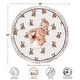 preview thumbnail 4 of 3, Sweet Jojo Designs Boho Teddy Bear Boy, Girl, Gender Neutral Baby Tummy Time Playmat - Taupe Plaid & Brown, Watercolor, Classic