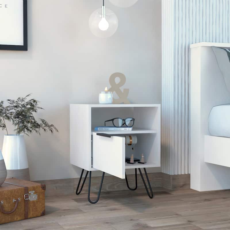Eagle Creek 1-Shelf 1-Drawer Nightstand