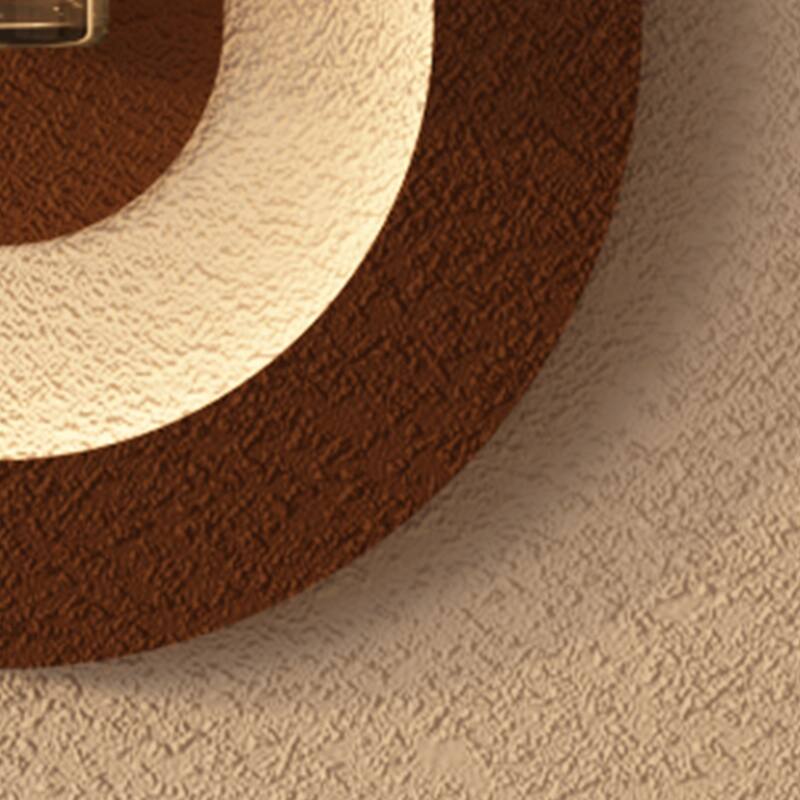 Adjustable 3-Color LED Sandstone Wall Decor with Simulated Green Plants - 3D Art Sculpture, Glass Vase & Rabbit Statue