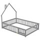 preview thumbnail 29 of 55, Full House-Shaped Floor Bed