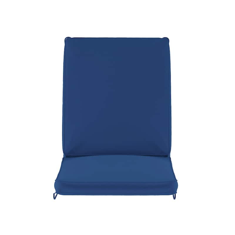 Commercial Water-Resistant Outdoor Chaise Lounge Patio Cushion (Cushion Only)