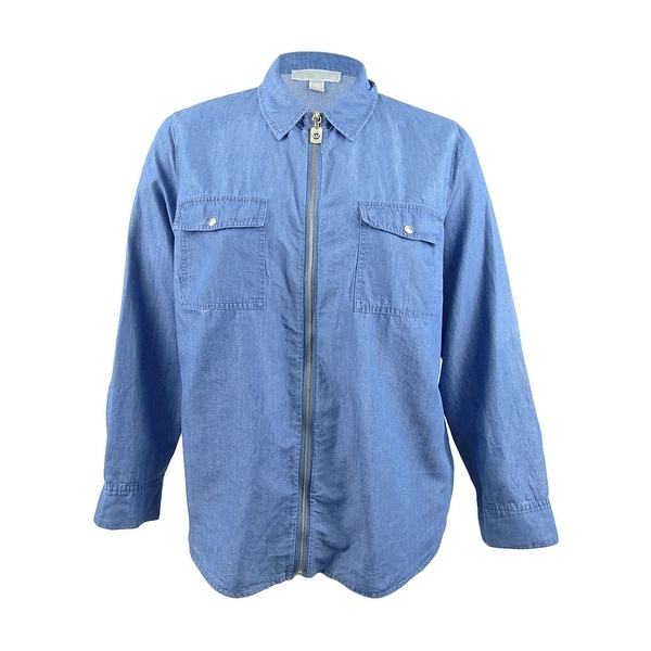 michael kors denim shirt