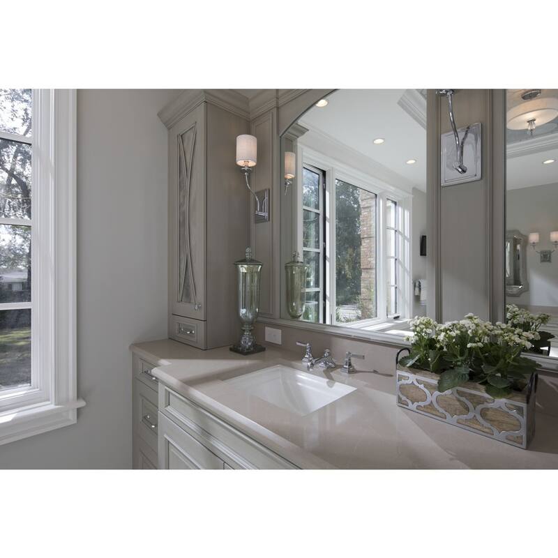 Bonita Collection 1-Light Polished Chrome Sconce - N/A