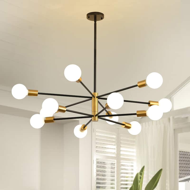 Modern Chandelier Sputnik Chandelier Ceiling Light - 12-lights