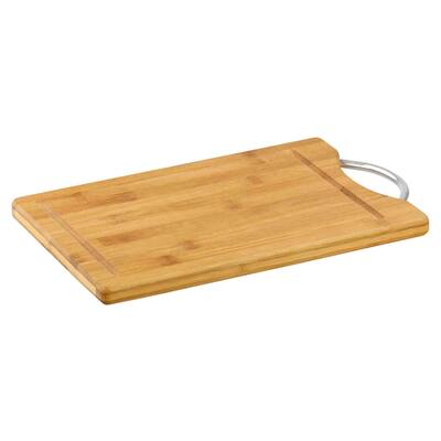 8" x 12" Bamboo Cutting Board with Juice Groove and Handle