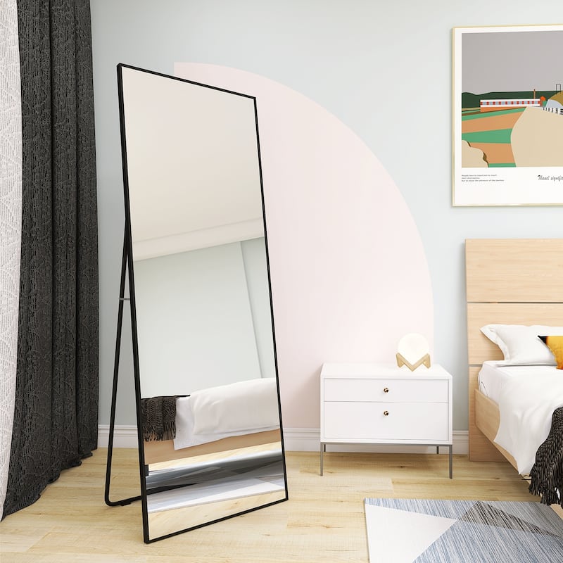 65" x 24" Full Length Mirror with Alloy Frame