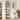 6-Tier Open Bookshelf, Tall Arched Bookcase Narrow Bookshelf