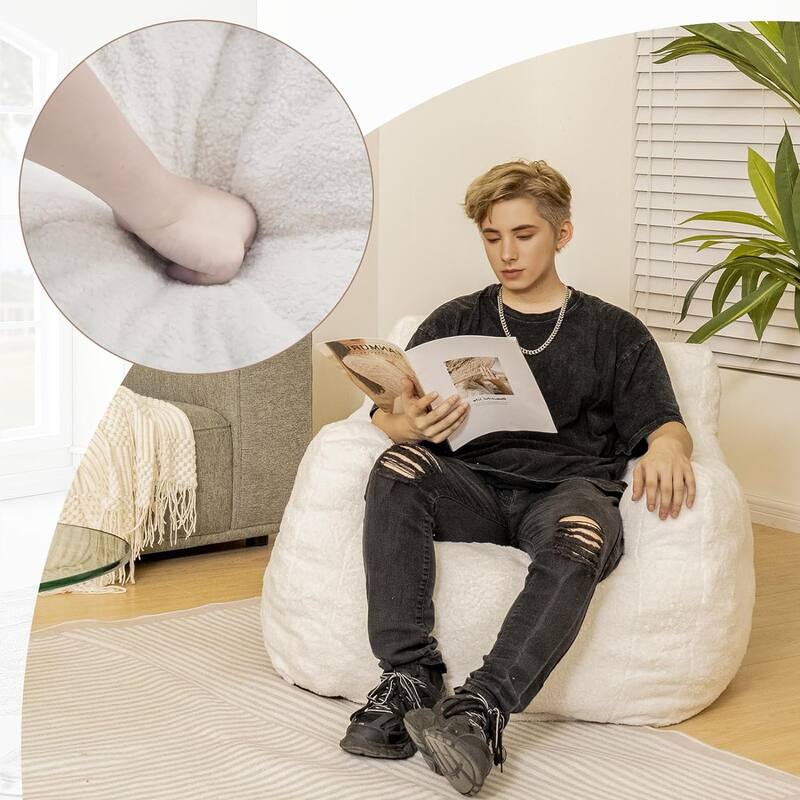 Bean Bag Sofa with Tufted Soft Stuffed Filling Bed Bath & Beyond