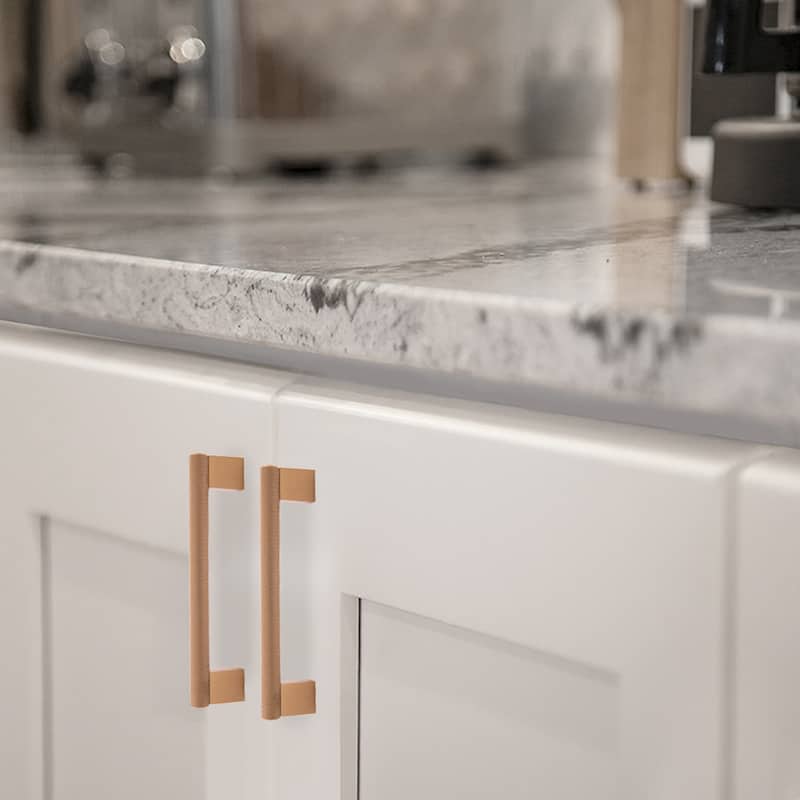 Design House 189464-SG Porter Cabinet and Drawer Pull 3.75-Inch (96mm) Center to Center Satin Gold 5-Pack